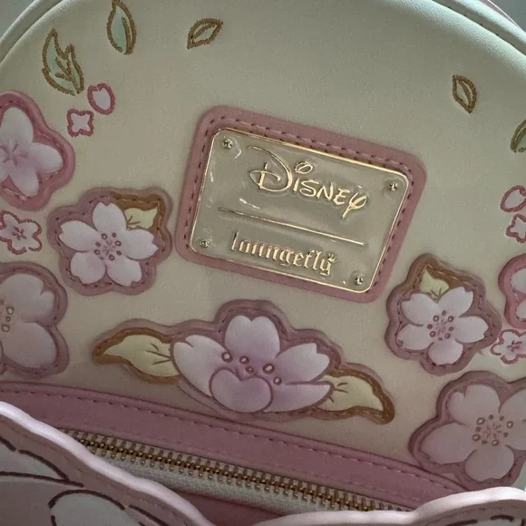 Loungefly Disney Chip 'n' Dale Cherry Blossoms Mini Backpack with tags - Picture 2 of 8